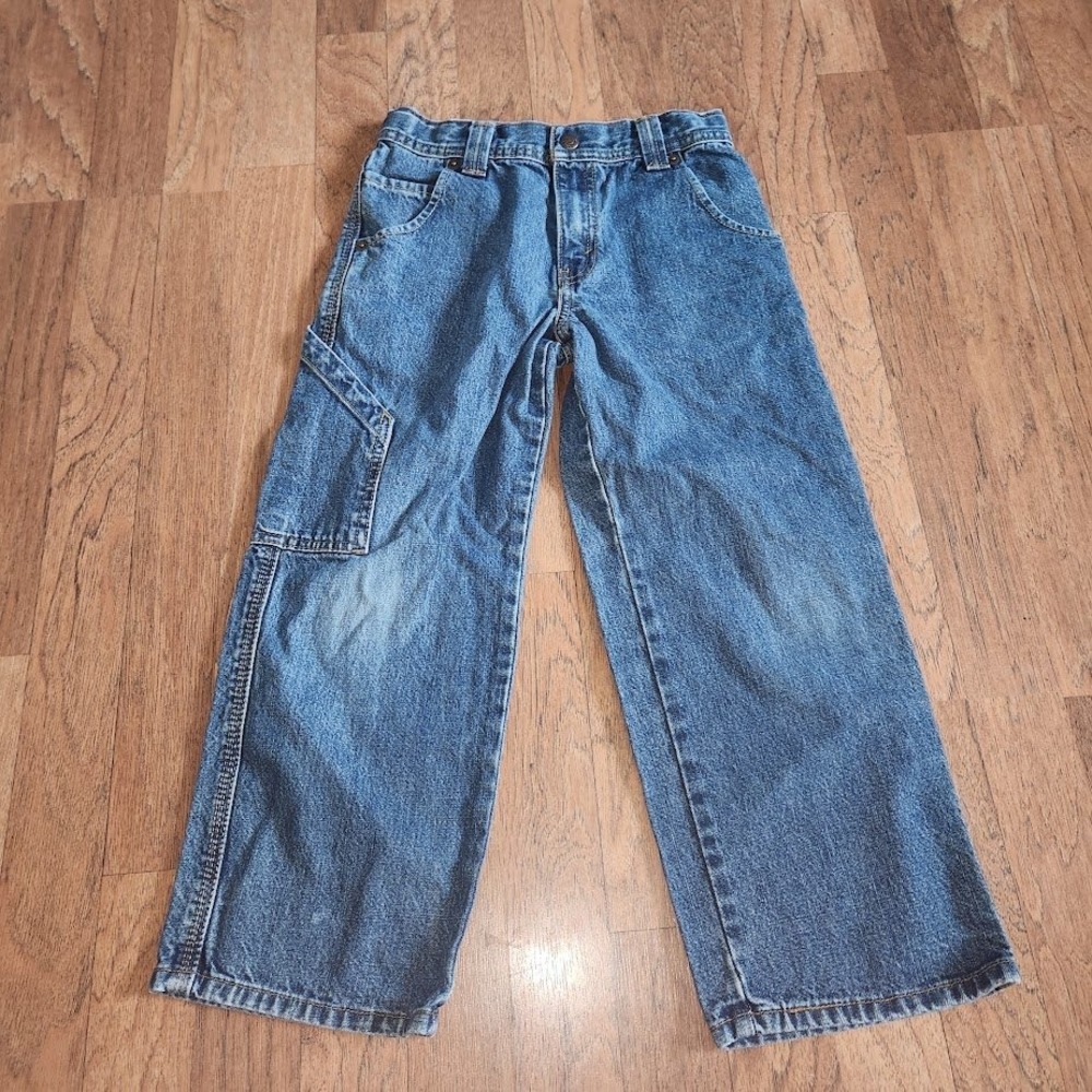 Signature by Levi Strauss & Co Boys Carpenter Jeans Blue Size 7X Regular 753